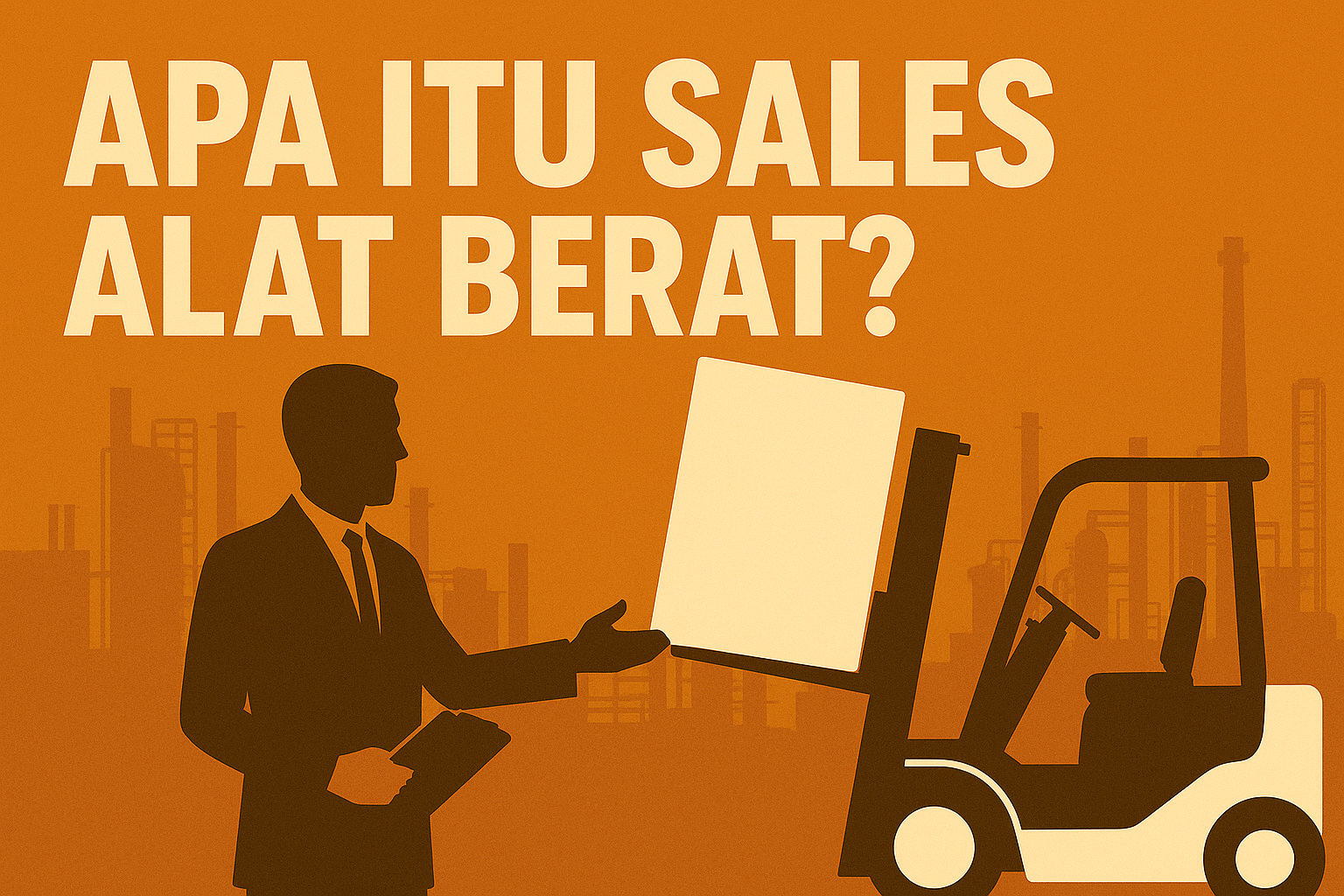 apa itu sales alat berat?